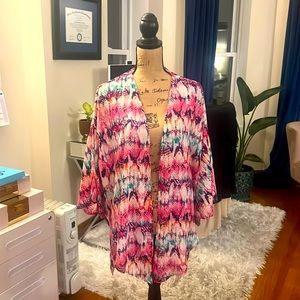 Colorful Kimono Cardigan